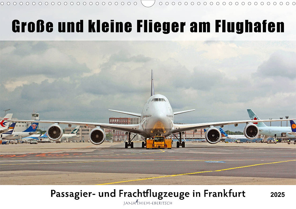 Reisekalender Große und kleine Flieger am Flughafen